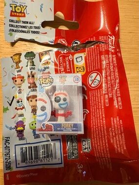 Funko Pocket Pop! Forky Figure — White, Red & Blue